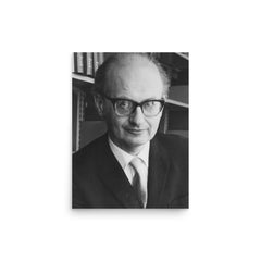 Imre Lakatos poster on a plain backdrop in size 12"x16".