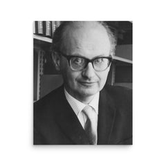 Imre Lakatos poster on a plain backdrop in size 16"x20".