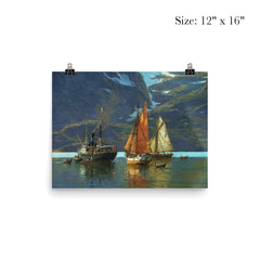 In Neroyfjord by Themistokles von Eckensbrecher, 1921 poster 3