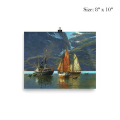 In Neroyfjord by Themistokles von Eckensbrecher, 1921 poster 4