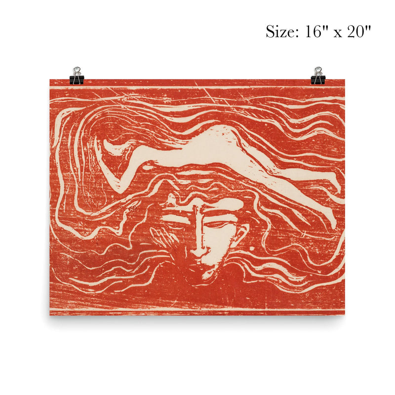 In the Man's Brain by Edvard Munch, 1897 poster 2
