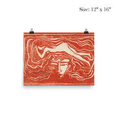 In the Man's Brain by Edvard Munch, 1897 poster 3