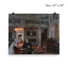 In The Twilight by Alexandr Victorovich Moravov, 1912 poster 2