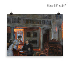 In The Twilight by Alexandr Victorovich Moravov, 1912 poster 5