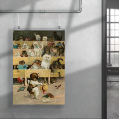 In the Wrong Class by Louis Wain poster 4