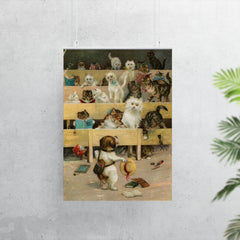 In the Wrong Class by Louis Wain poster 7