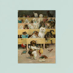 In the Wrong Class by Louis Wain poster 8