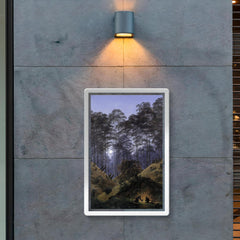 Inside the Forest in the Moonlight by Caspar David Friedrich, 1823 poster 2