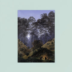 Inside the Forest in the Moonlight by Caspar David Friedrich, 1823 poster 8