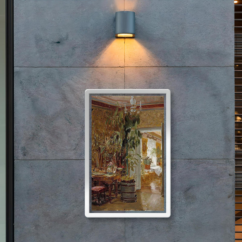 Interior from the Hallonblads' Home, Hympola Manor by Adolf von Becker poster 2