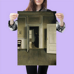 Interior from the Home of the Artist by Vilhelm Hammershoi poster 3