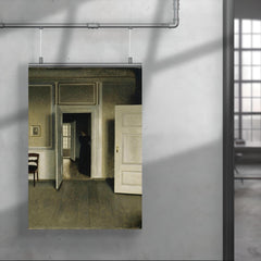 Interior from the Home of the Artist by Vilhelm Hammershoi poster 4