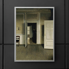 Interior from the Home of the Artist by Vilhelm Hammershoi poster 5