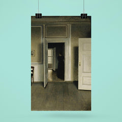 Interior from the Home of the Artist by Vilhelm Hammershoi poster 6