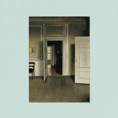 Interior from the Home of the Artist by Vilhelm Hammershoi poster 8