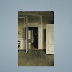Interior from the Home of the Artist by Vilhelm Hammershoi poster 9