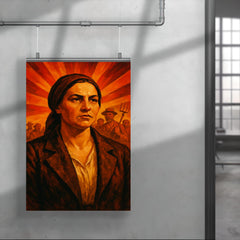 Irena Kosmowska peasant tribune portrait poster 4
