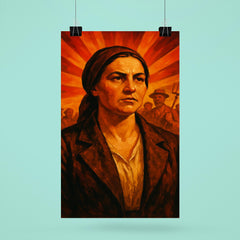 Irena Kosmowska peasant tribune portrait poster 6