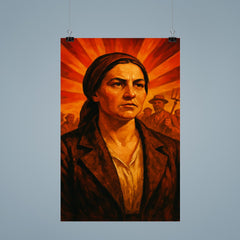 Irena Kosmowska peasant tribune portrait poster 9