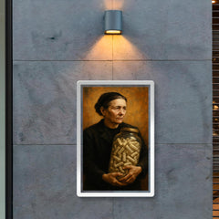 Irena Sendler carrying names in glass jars poster 2