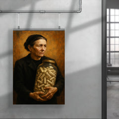 Irena Sendler carrying names in glass jars poster 4