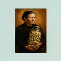 Irena Sendler carrying names in glass jars poster 8