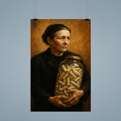 Irena Sendler carrying names in glass jars poster 9