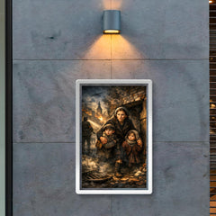 Irena Sendler smuggling children through Warsaw poster 2