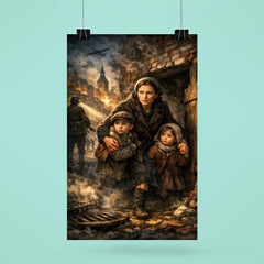 Irena Sendler smuggling children through Warsaw poster 6