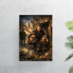 Irena Sendler smuggling children through Warsaw poster 7