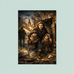 Irena Sendler smuggling children through Warsaw poster 8