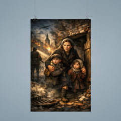 Irena Sendler smuggling children through Warsaw poster 9
