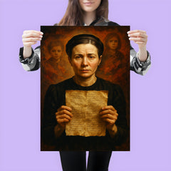 Irena Sendler with hidden child lists poster 3