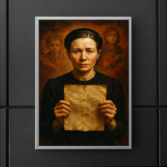 Irena Sendler with hidden child lists poster 5