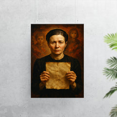 Irena Sendler with hidden child lists poster 7