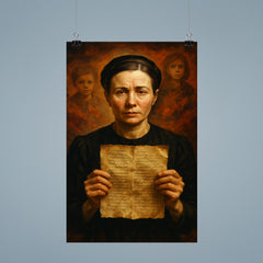 Irena Sendler with hidden child lists poster 9