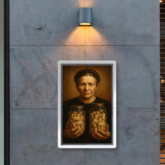 Irena Sendler with hidden names in jars poster 2
