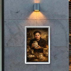 Irena Sendler with hidden names in jars poster 2