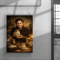 Irena Sendler with hidden names in jars poster 4