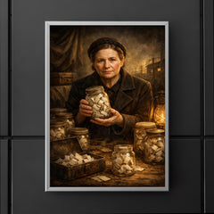 Irena Sendler with hidden names in jars poster 5