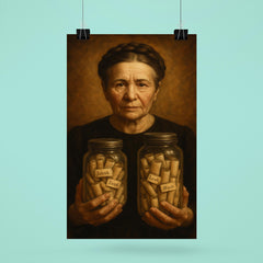 Irena Sendler with hidden names in jars poster 6