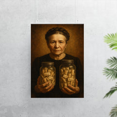 Irena Sendler with hidden names in jars poster 7
