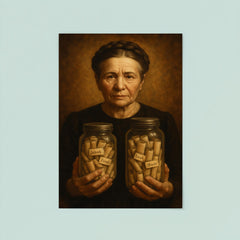 Irena Sendler with hidden names in jars poster 8