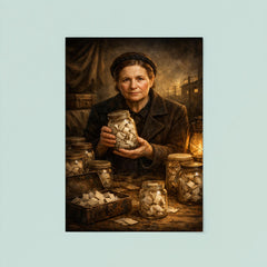 Irena Sendler with hidden names in jars poster 8