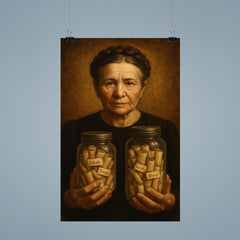 Irena Sendler with hidden names in jars poster 9