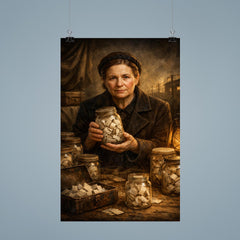 Irena Sendler with hidden names in jars poster 9