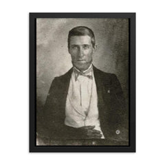 Is This Image Reversed? framed print on a plain backdrop in size 18"x24".