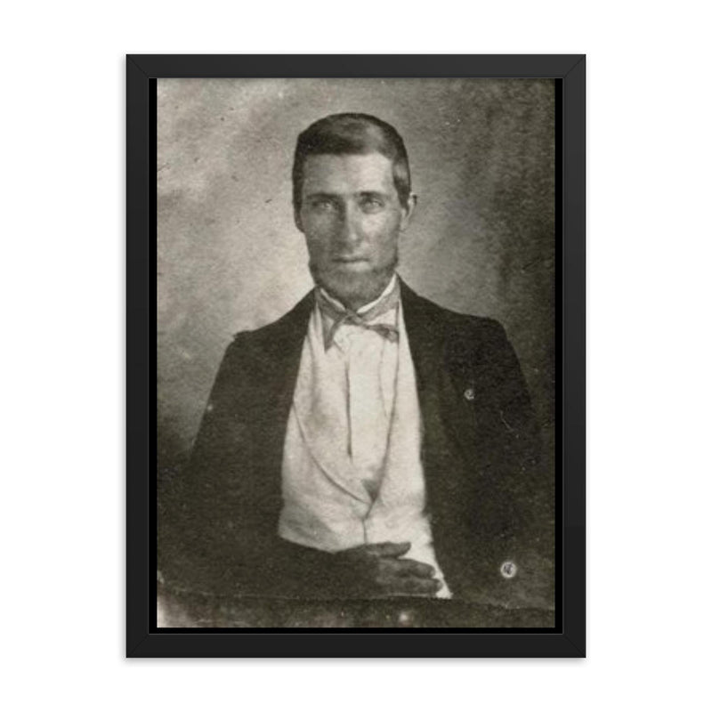 Is This Image Reversed? framed print on a plain backdrop in size 18