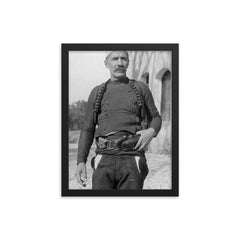 Isa Boletini framed print on a plain backdrop in size 12"x16".