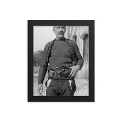 Isa Boletini framed print on a plain backdrop in size 8"x10".